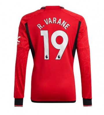 Manchester United Raphael Varane #19 Hemmatröja 2023-24 Långärmad
